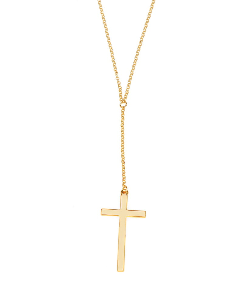 Naszyjnik cieniutki z krzyżem z kolekcji Heavenly (C15/ROZ/18AU)