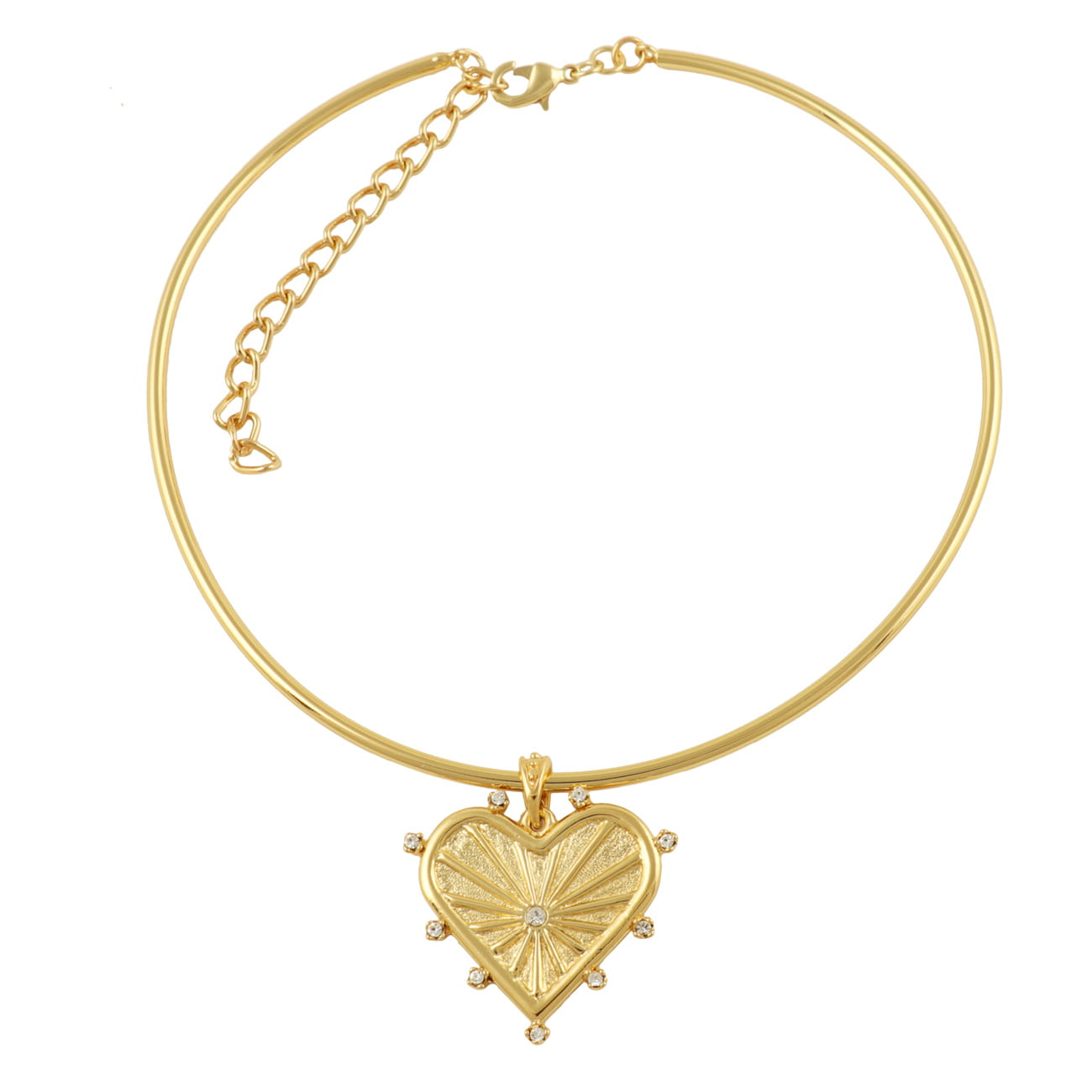 Choker z sercem z kolekcji Bella (C23/ZWE/03AU)