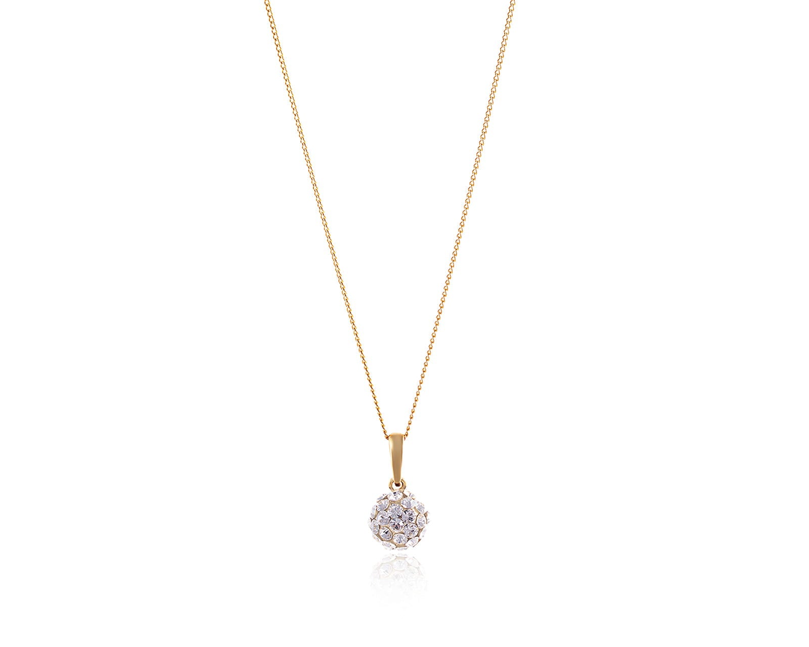 Naszyjnik z kryształkami Preciosa (C8126AU-L.GOLD QUARTZ)