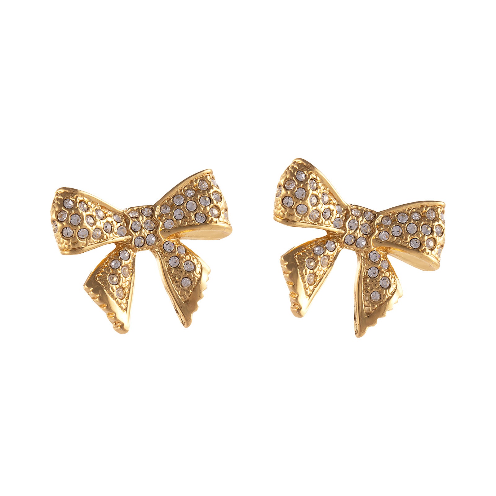 Kolczyki kokardki z kryształkami Aria Princess Collection (P25/NUT/09AU)