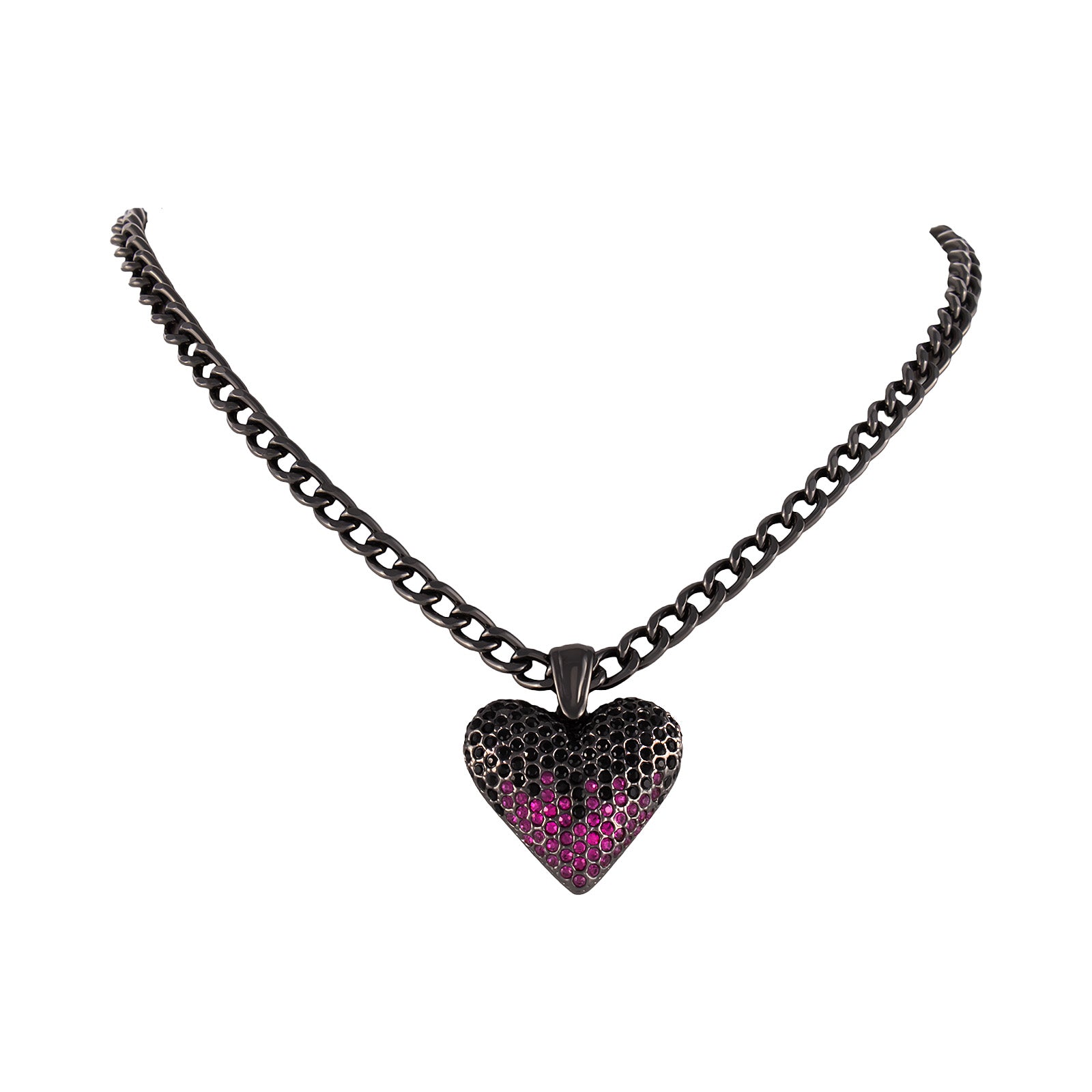 Naszyjnik serce z kryształami Aria Princess Collection (C25/NUT/01CZ)