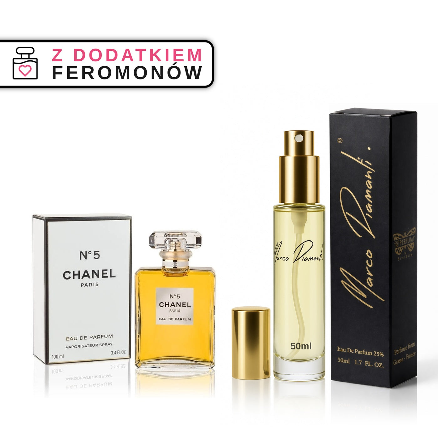 Perfumy nr 001 z feromonami - kompozycja damska - zdjęcie produktu