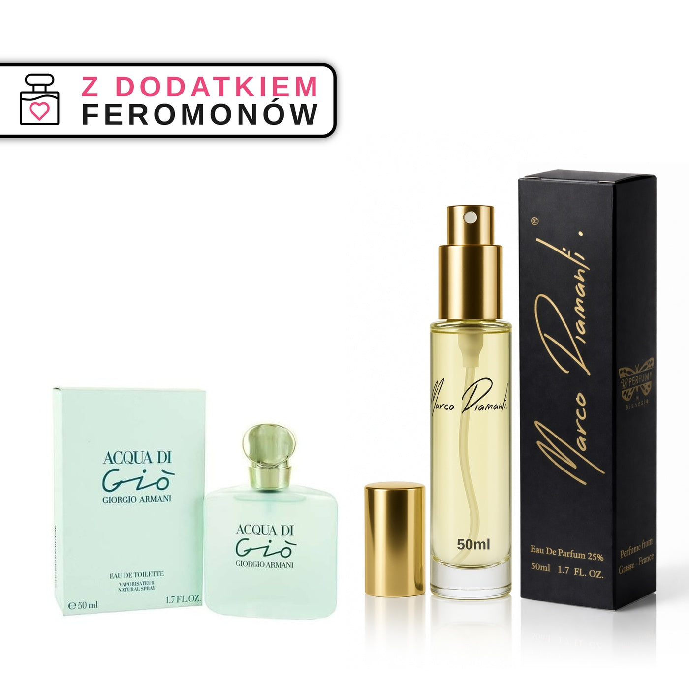 Perfumy nr 026 z feromonami - kompozycja damska - zdjęcie produktu