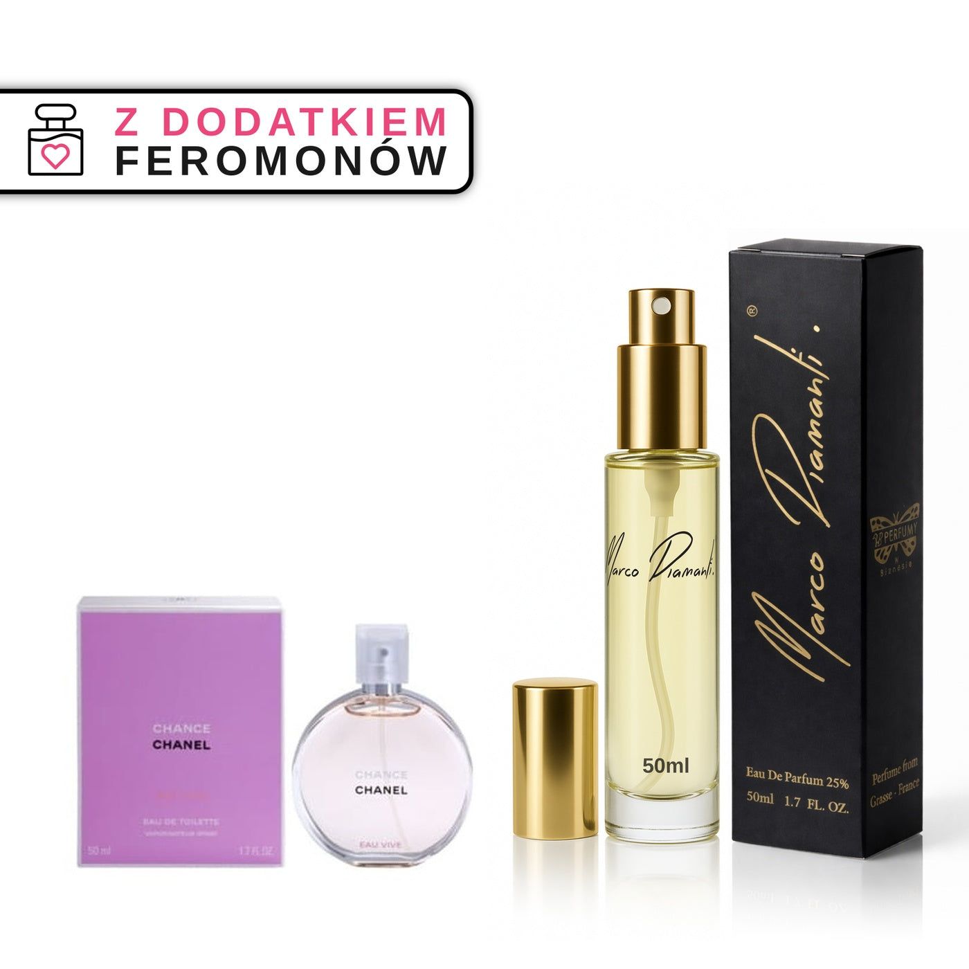 Perfumy nr 092 z feromonami - kompozycja damska - zdjęcie produktu