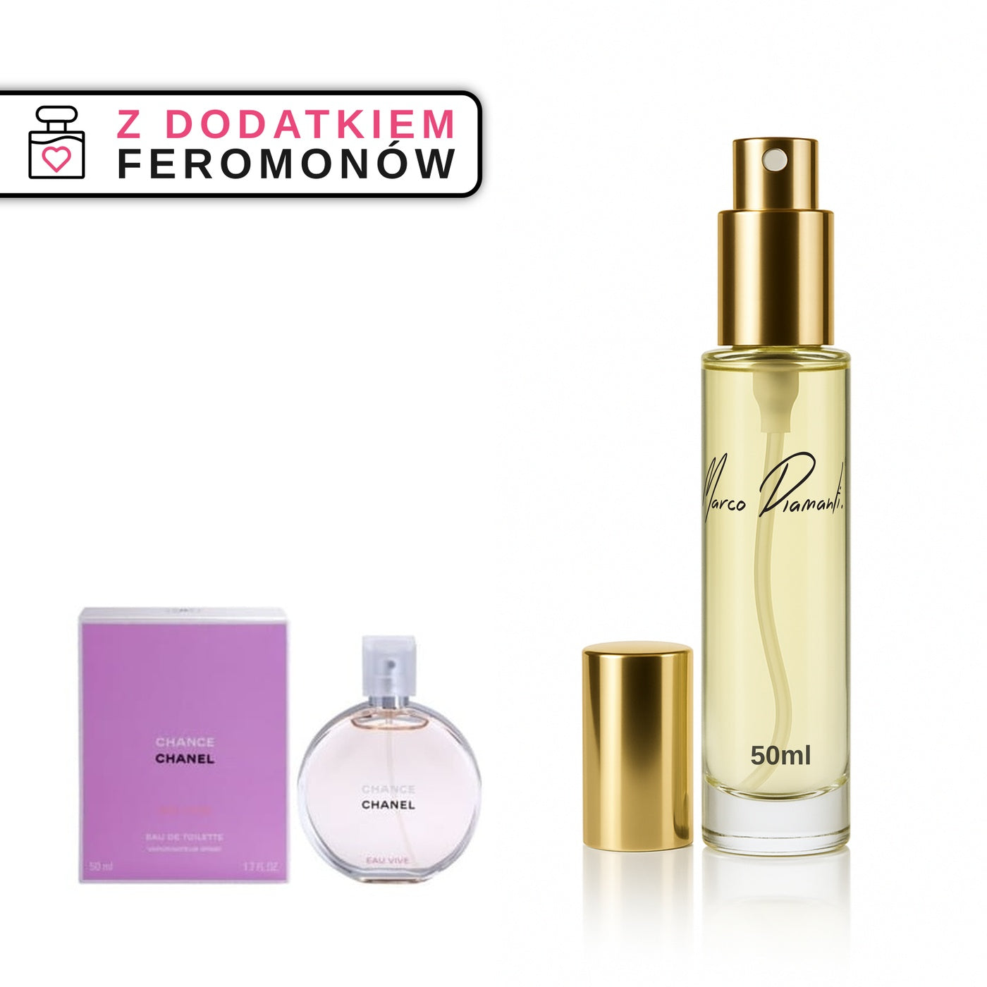 Perfumy nr 092 z feromonami - kompozycja damska - zdjęcie produktu
