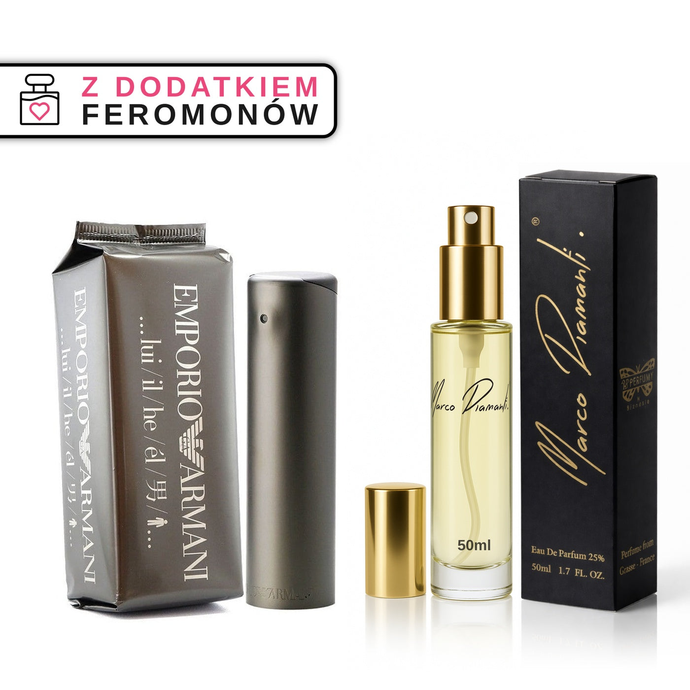 Perfumy nr 700 z feromonami - kompozycja męska - zdjęcie produktu