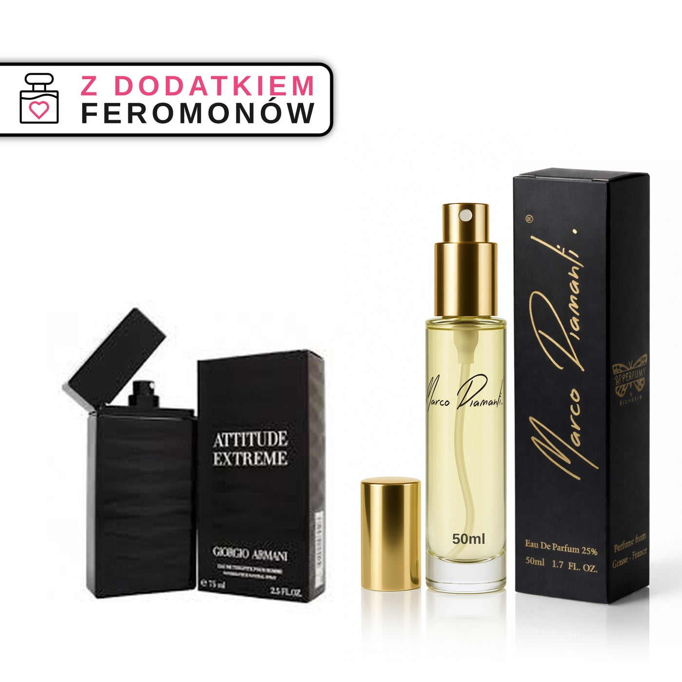 Perfumy nr 786 z feromonami - kompozycja męska - zdjęcie produktu