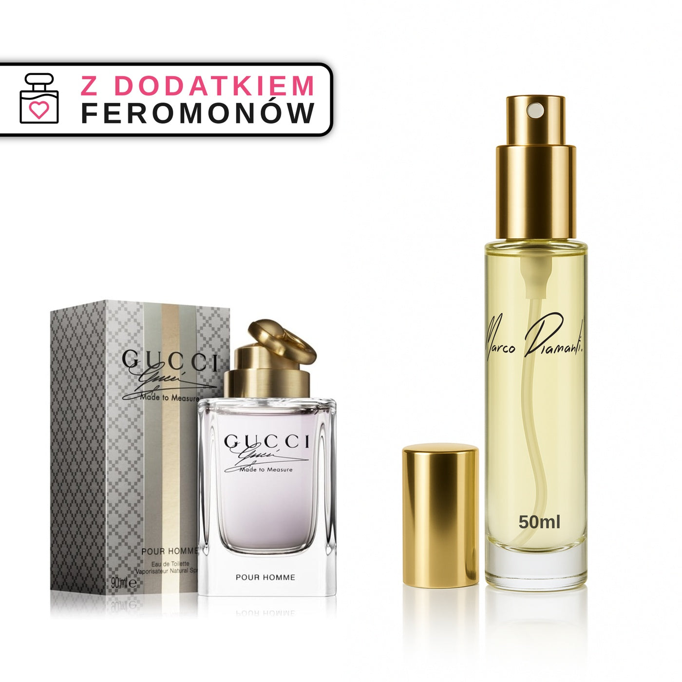 Perfumy nr 800 z feromonami - kompozycja męska - zdjęcie produktu