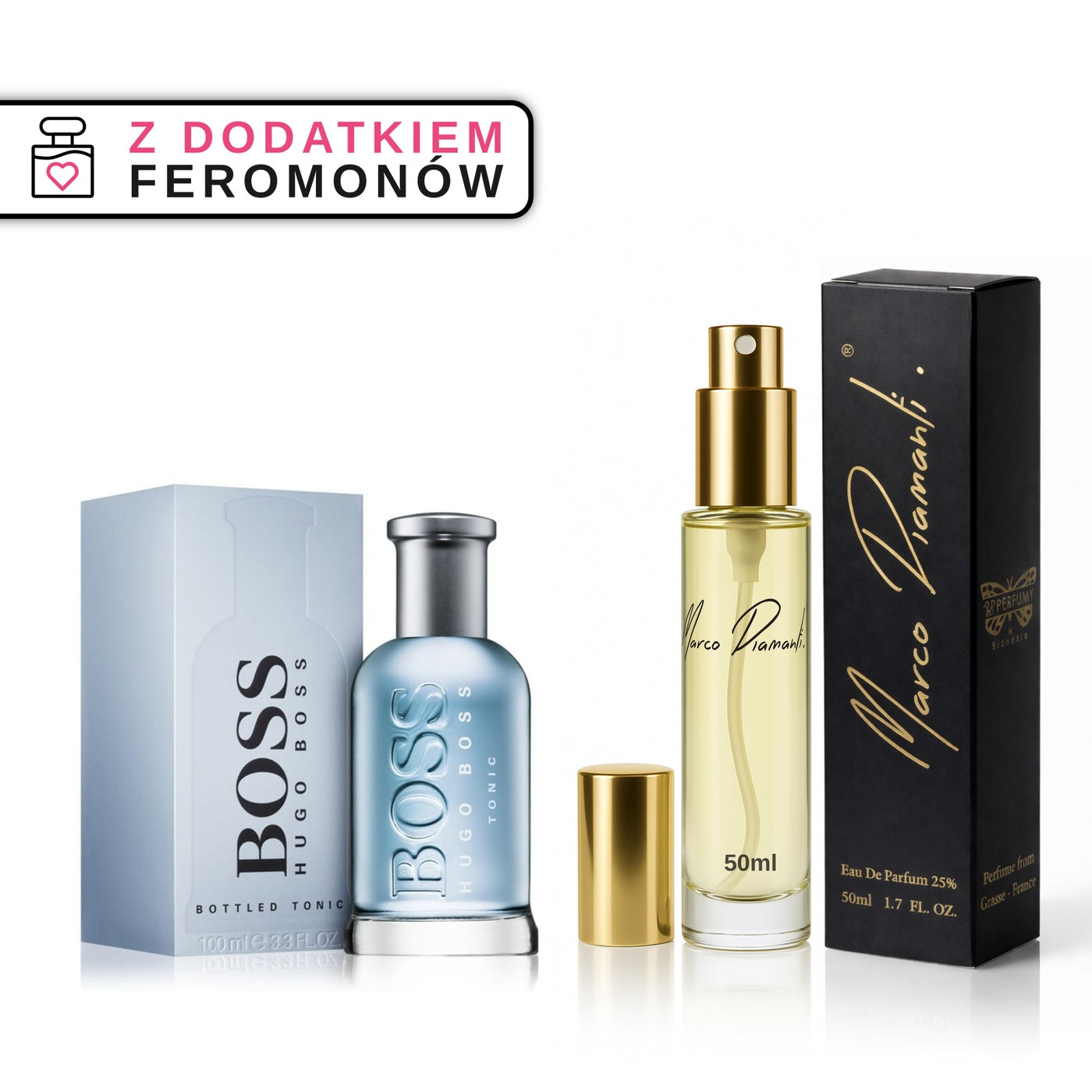 Perfumy nr 819 z feromonami - kompozycja męska - zdjęcie produktu