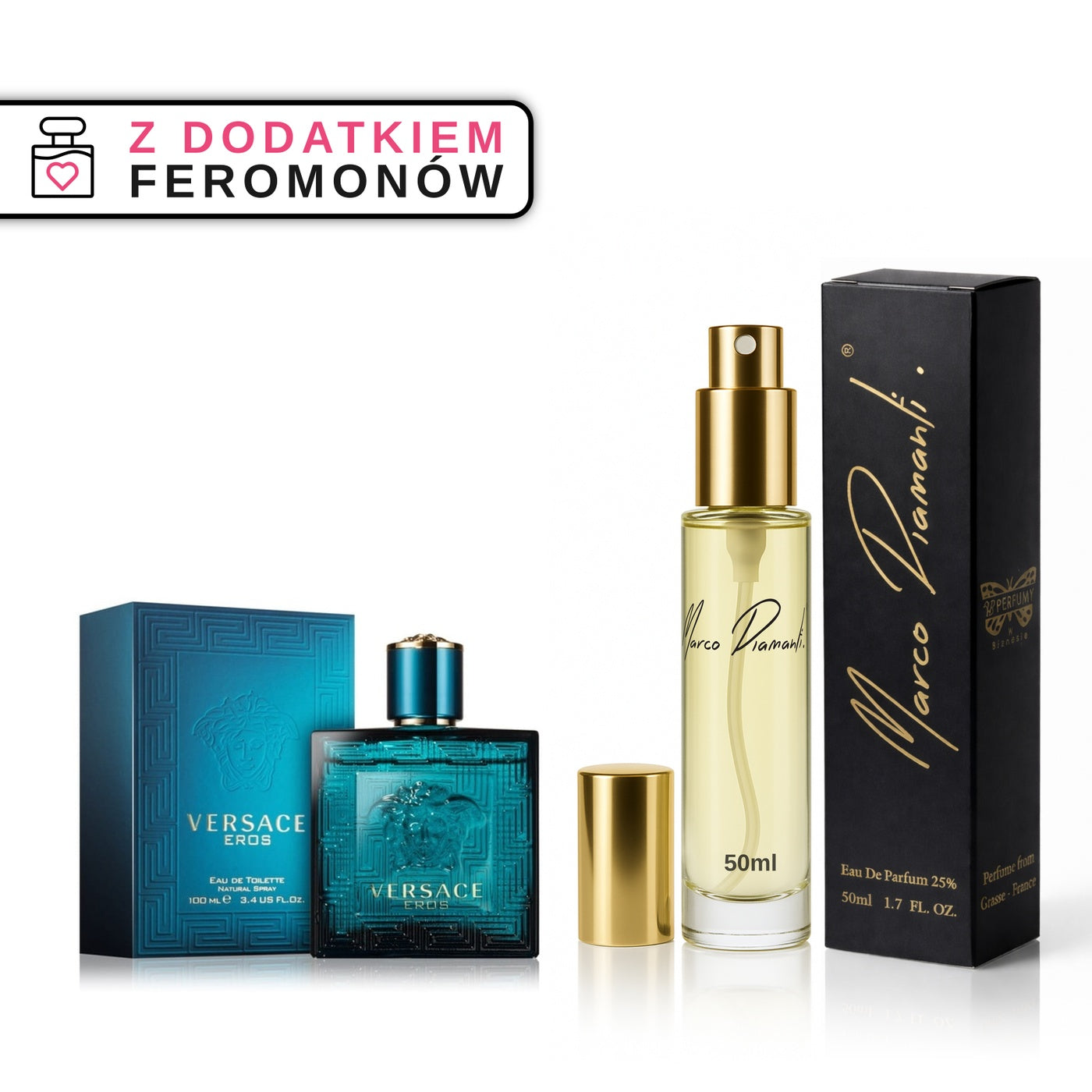Perfumy nr 820 z feromonami - kompozycja męska - zdjęcie produktu