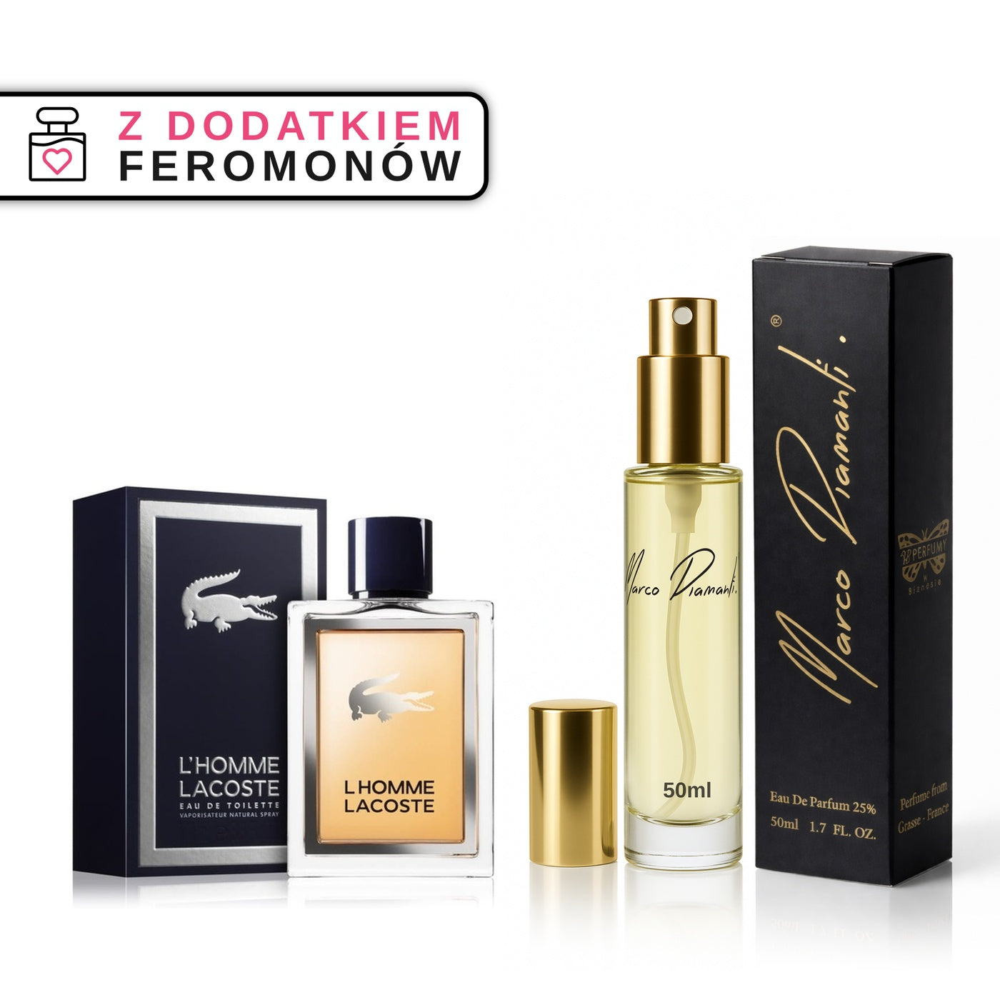 Perfumy nr 821 z feromonami - kompozycja męska - zdjęcie produktu