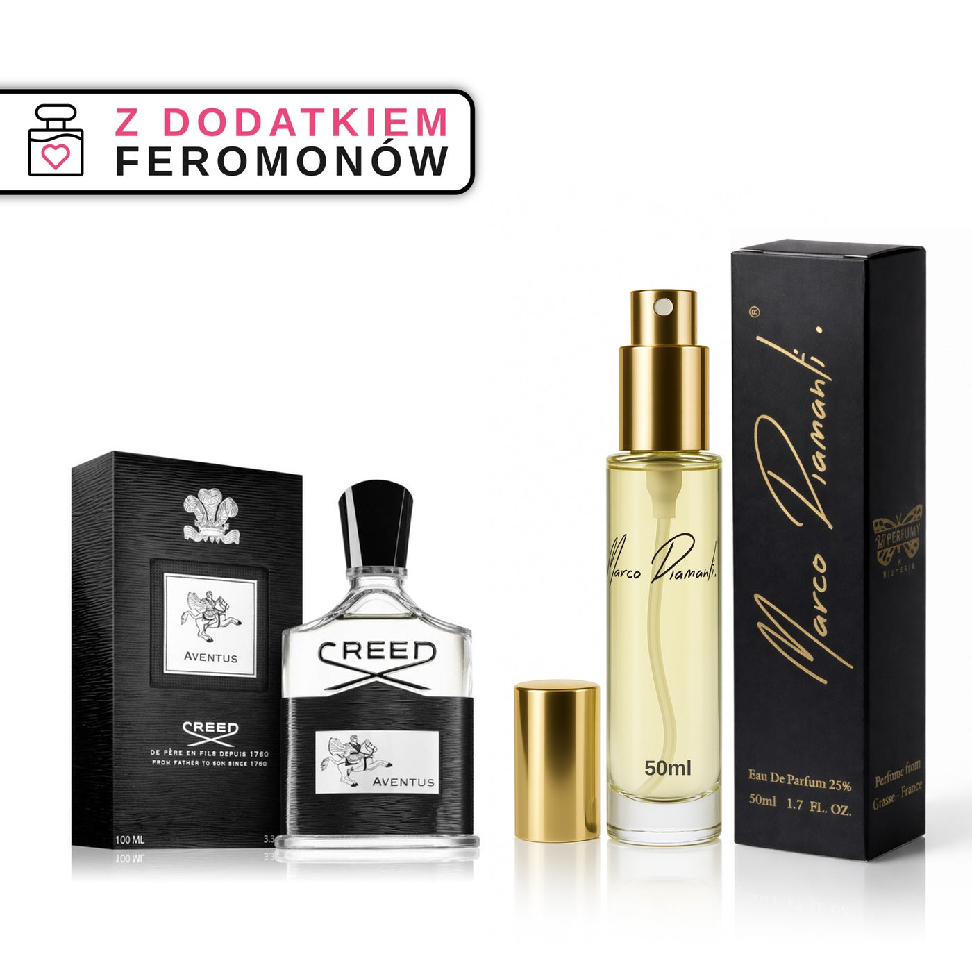 Perfumy nr 822 z feromonami - kompozycja męska - zdjęcie produktu