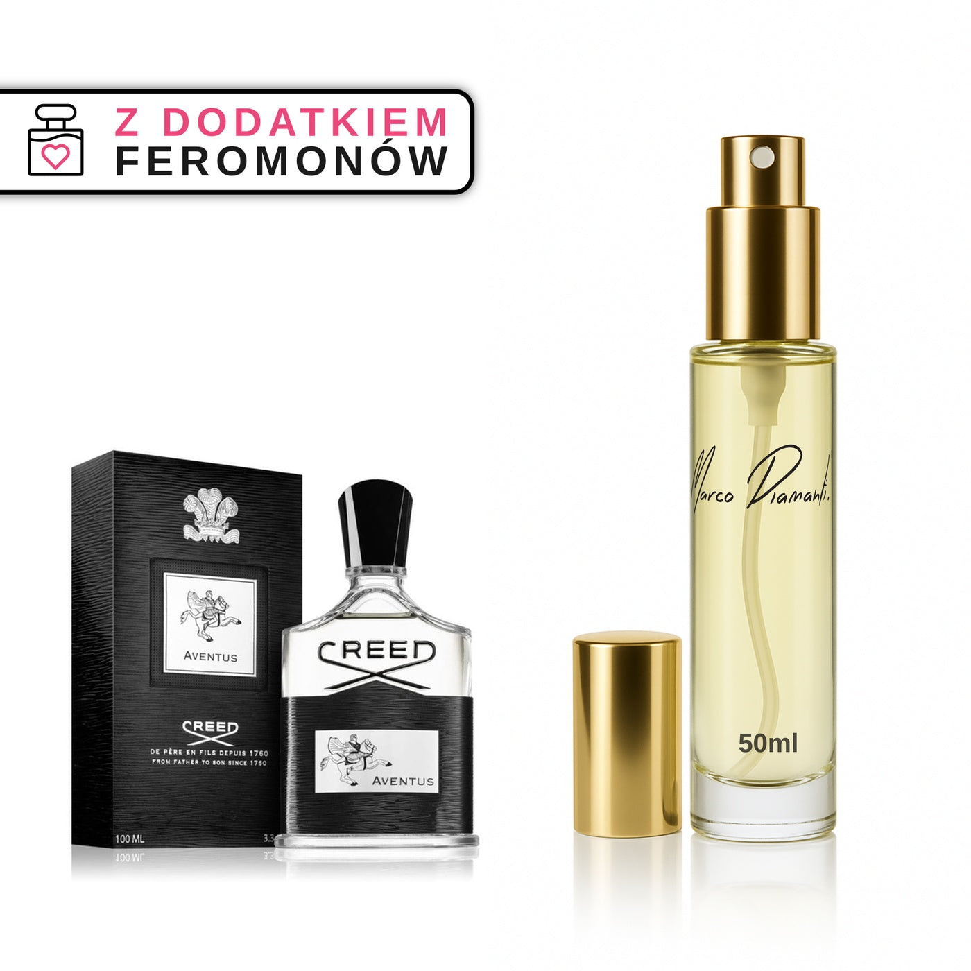Perfumy nr 822 z feromonami - kompozycja męska - zdjęcie produktu