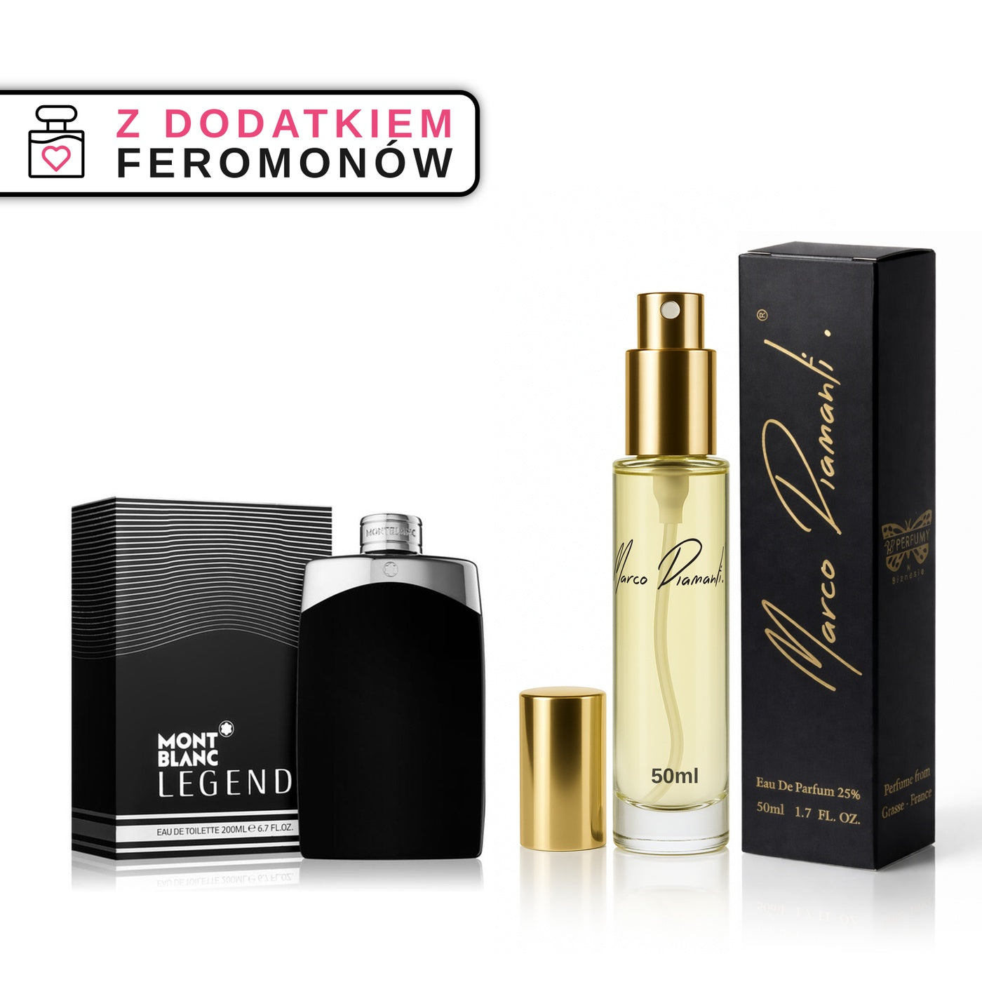 Perfumy nr 823 z feromonami - kompozycja męska - zdjęcie produktu